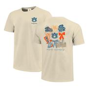 Auburn Coquette Campus Comfort Colors Tee